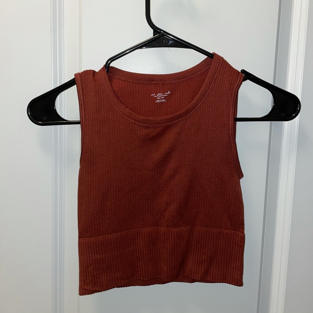 Out from Under Crop Top Burnt Orange